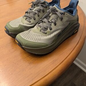 Altra Men's Green and Gray Running Shoes